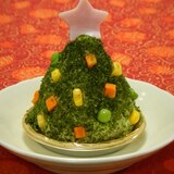 ポテトサラダでケーキ風☆クリスマスツリー☆